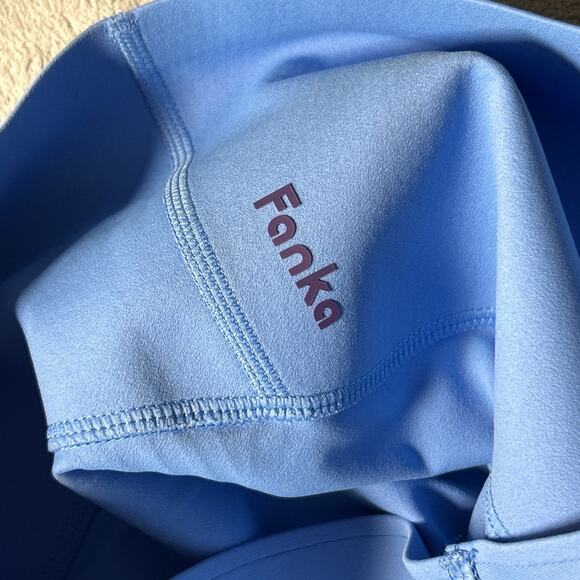 Elegant Light Blue Women's Leggings - Picture 12 of 16